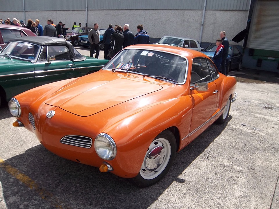 Orange vintage Sportscar